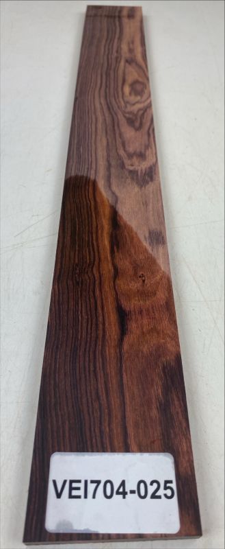 Fretboard Kingwood, 550x70x9mm,  Unique Piece #025